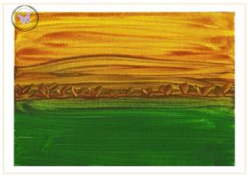 Art Greeting Card - Golden Harvest